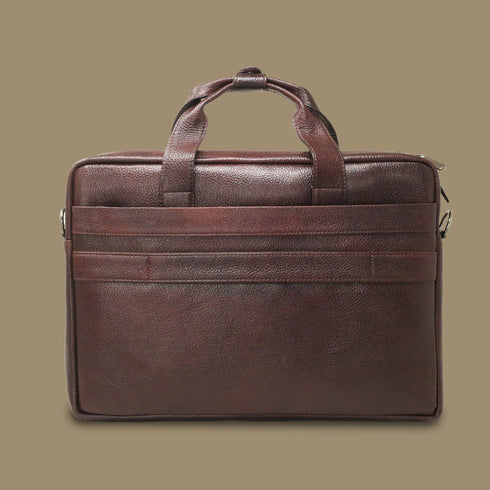Arvian Genuine Leather Laptop Messenger Bag For Men